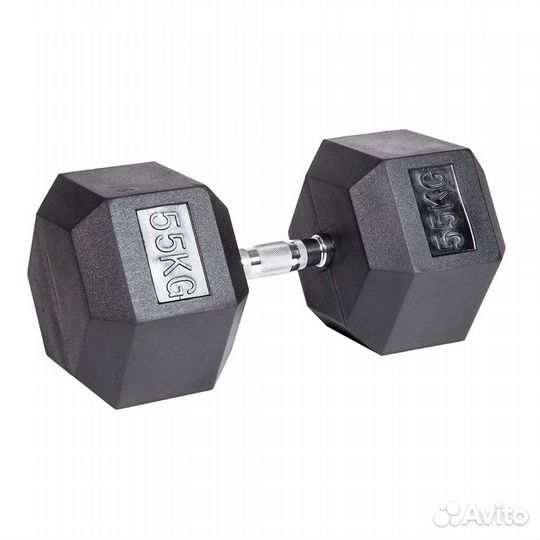 Гантели гексагональные от 1 до 70 кг