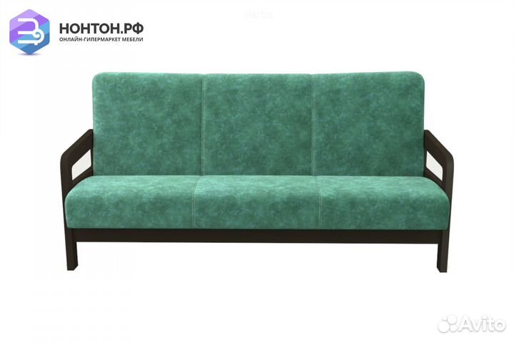 Диван книжка Вега-34 бирюзовый