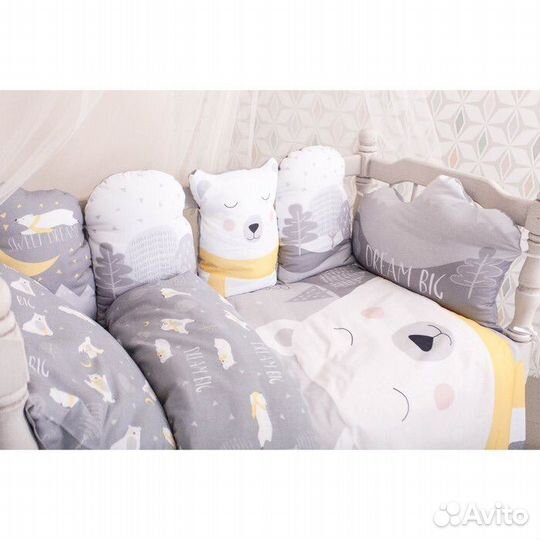 Бортики в детскую кроватку