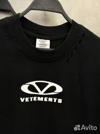 Футболка vetements оверсайз (топ 2025)