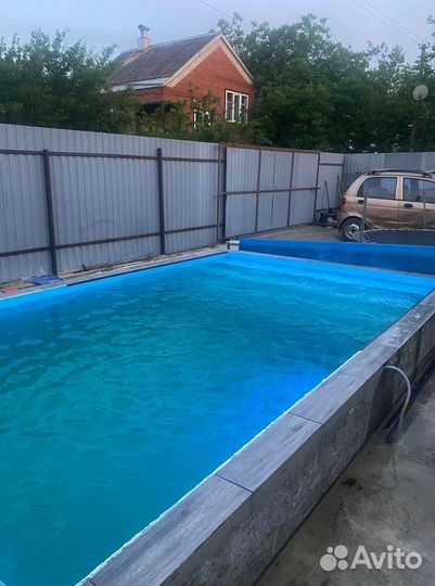 Бассейн чаша с лестницей 4м*3м*1,5м