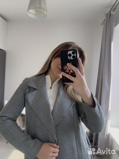 Пальто lime серое