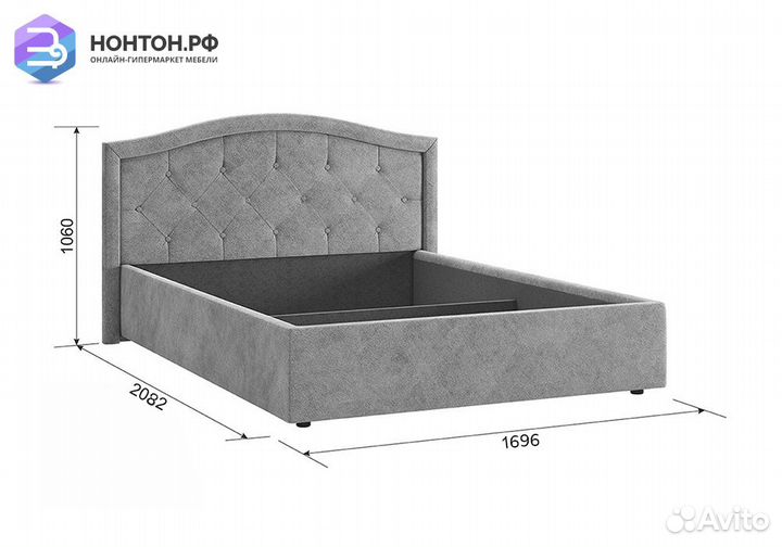 Кровать Верона 1.4 м белая