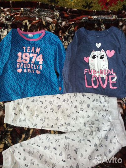Одежда пакетом на девочку 93-98