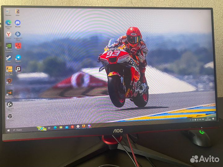 Игровой монитор AOC 24g2sae/вк 165Гц