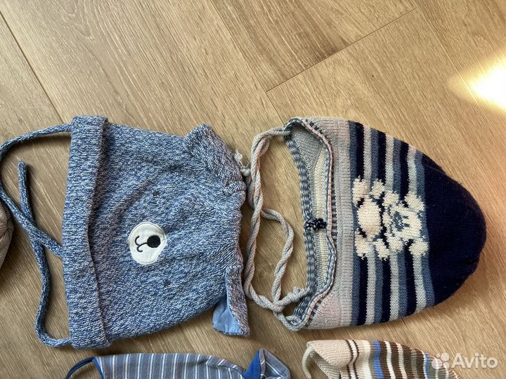 Шапки пакетом. Демисезонные без подклада