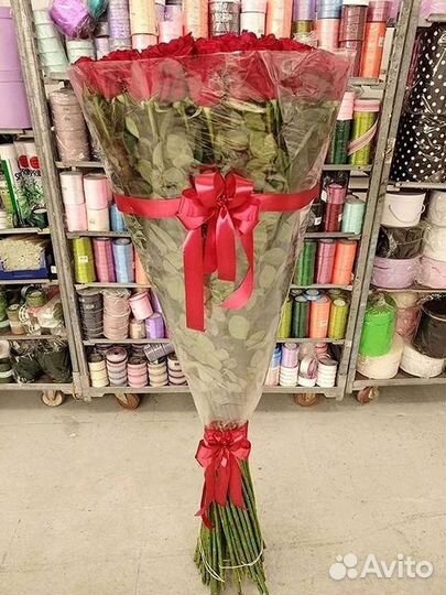 Высокие розы Букеты с доставкой