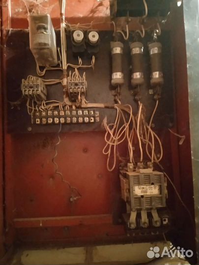 Элетрощит СССР 380v от котла отопления