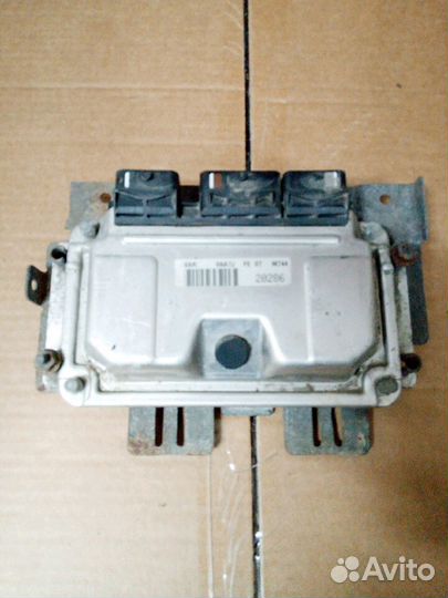 Блок управления двигателем citroen xsara 1.6 6NA7J