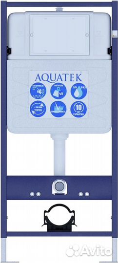 SET aquatek рама+панель черн мат slimkdi0000025