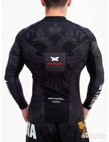 Рашгард мужской спортивный компрессионный Strein