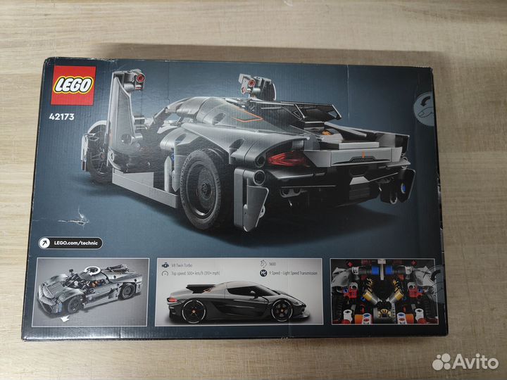 Конструктор Lego 42173 гиперкар Кёнигсегг