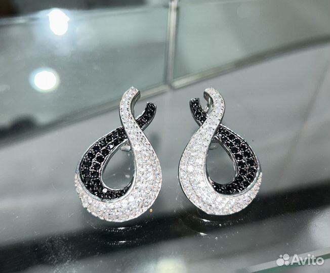 Серьги серебро