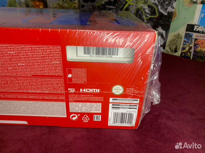 Новая Switch Mario Edition rev2 Red & Blue