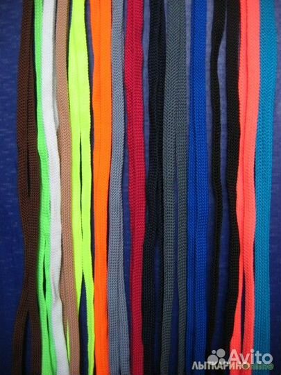 Шнурки для обуви плоские, длина 100см