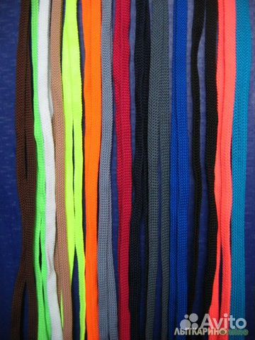 Шнурки для обуви плоские, длина 100см