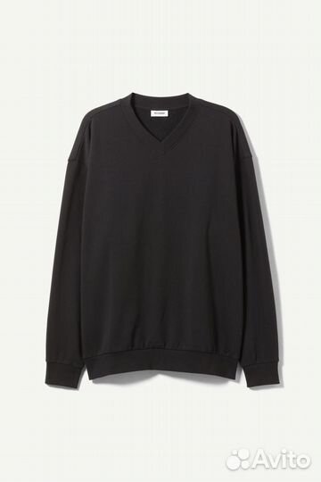 Weekday Oversized V-Neck Sweatshirt