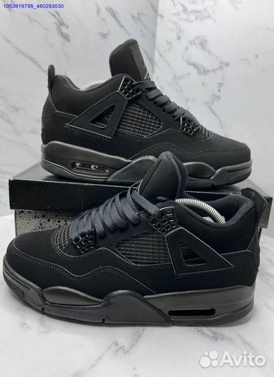 Кроссовки Nike Air Jordan 4 black cat