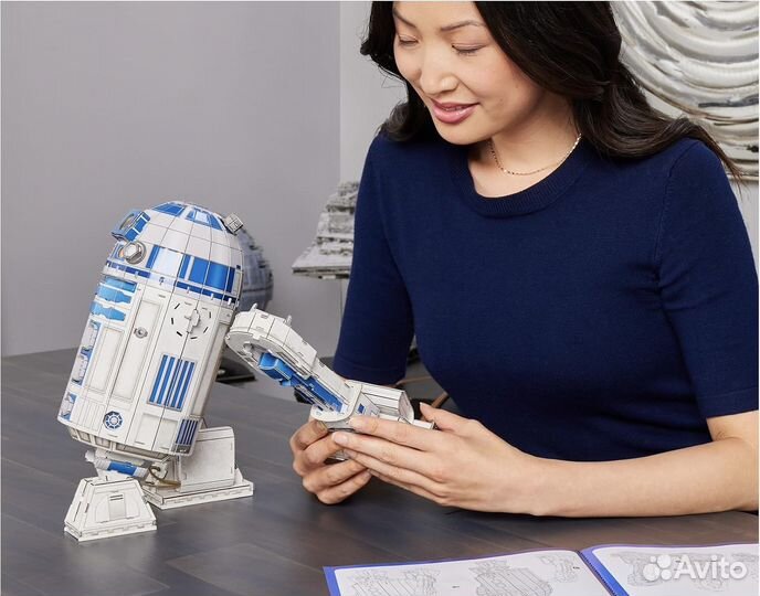 Звездные Войны 4D R2-D2 сборная 3D модель