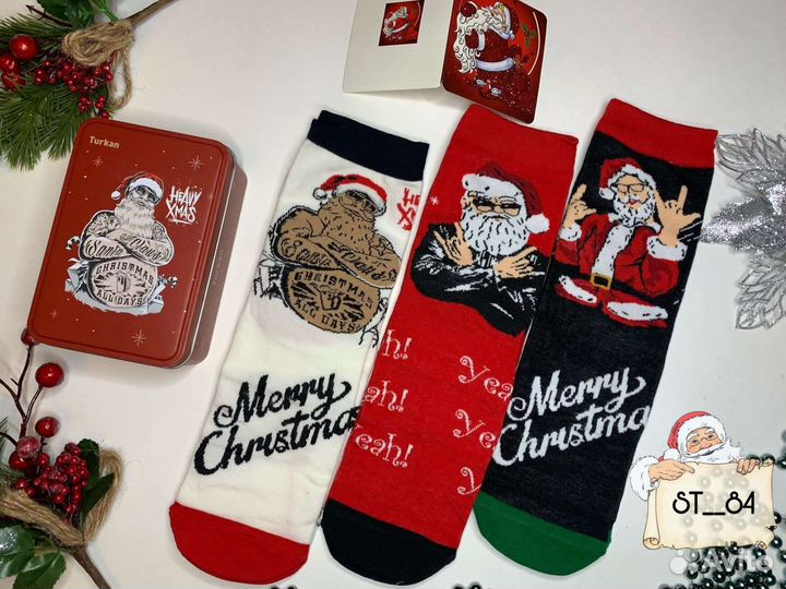 Носки новогодние опт
