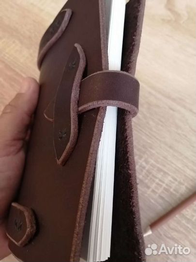 Блокнот ручной работы из натуральной кожи