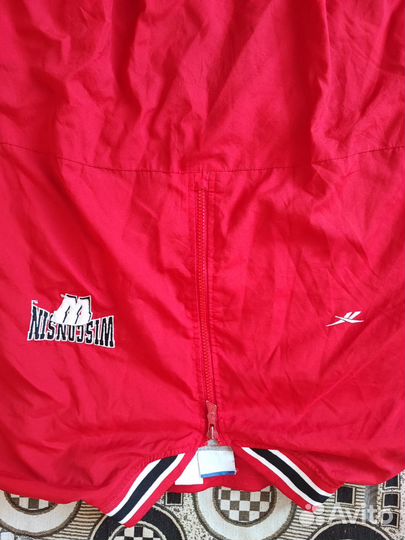 Reebok Wisconsin Badgers track jersey vintage