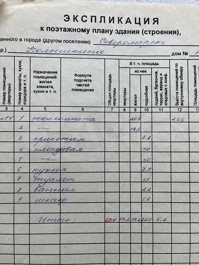 2-к. квартира, 60,4 м², 4/9 эт.