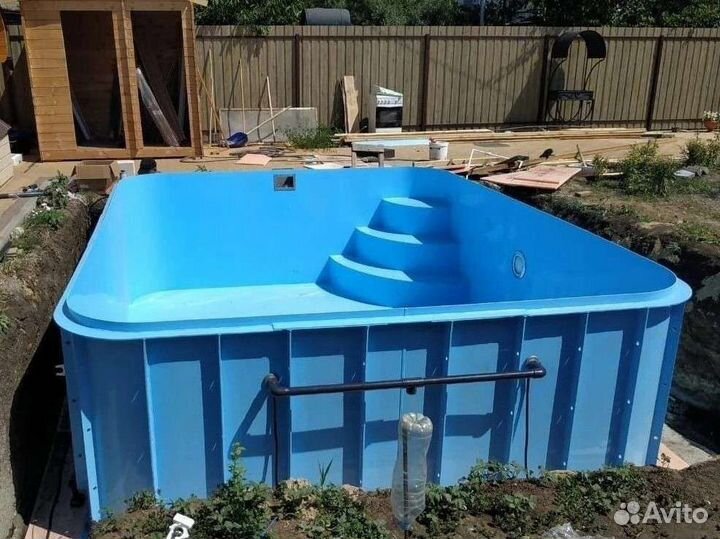 Пластиковый бассейн
