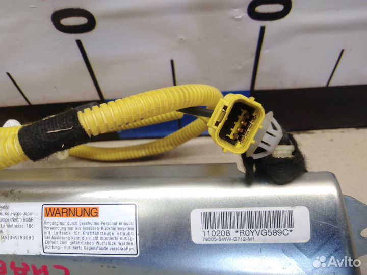 Подушка безопасности боковая (в сиденье) CR-V 2007