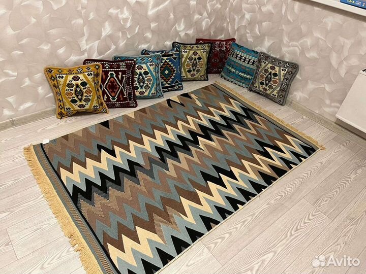 Ковры двусторонние сканди/турецкие килимы дорожки