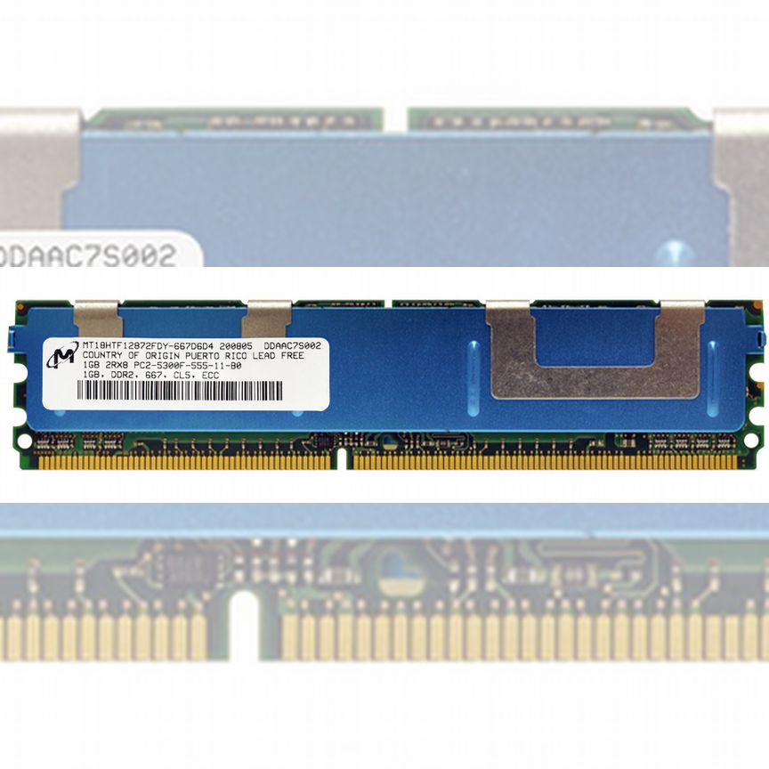 [MT18HTF12872FDY-667D6D4] Оперативная Память Micron Mt18htf12872fdy-667d6d4