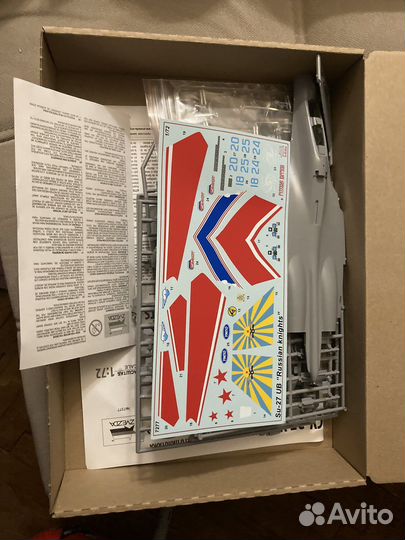 Сборная модель звезда су-27уб