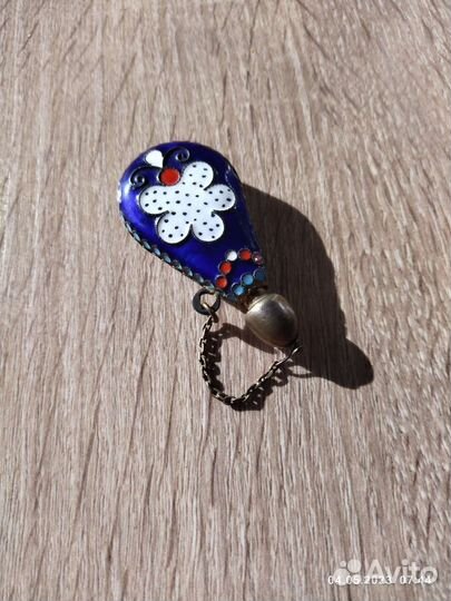 Флакон для духов, серебро, винтаж