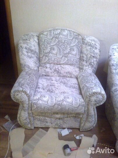 Перетяжка мягкой мебели