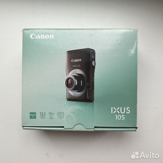 Цифровой фотоаппарат canon ixus 105 (новый)