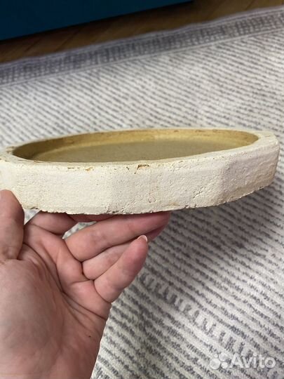 Горшок для цветов напольный натуральный камень