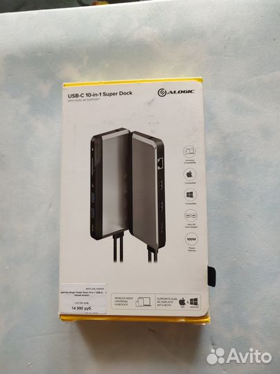 Адаптер Alogic Super Dock 10 in 1 USB-C