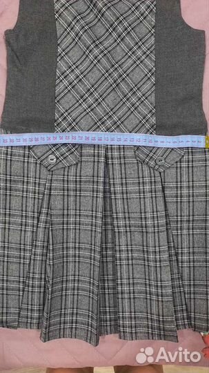 Сарафан школьный, школьная форма, на подготовишку