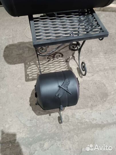 Мангал барбекю с крышкой