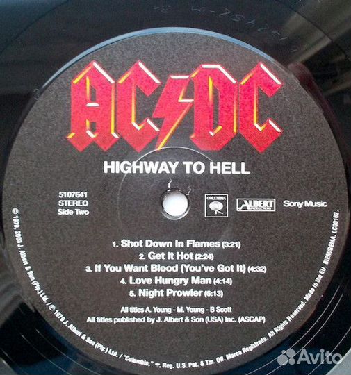 LP AC/DC Highway TO hell. Новая. В упаковке