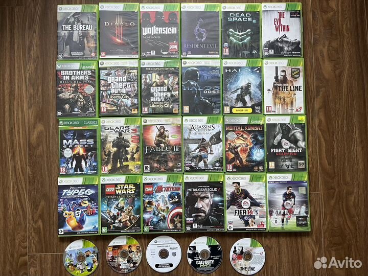 Xbox 360 диски - лицензионные, kinect