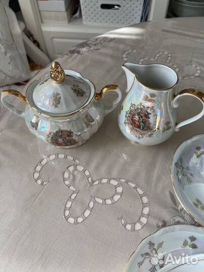 Кофейный сервиз Мадонна гдр kahla на 4 персоны