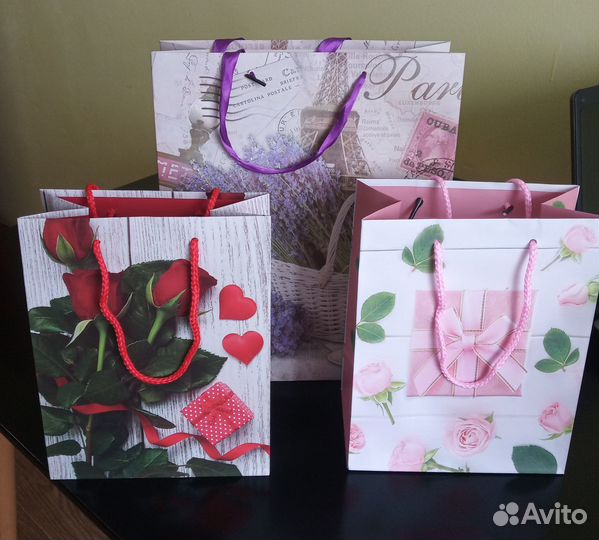 Пакеты подарочные
