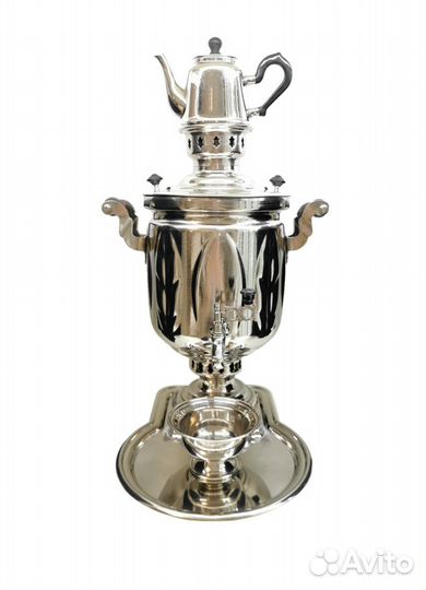 Тульский новый самовар на дровах 