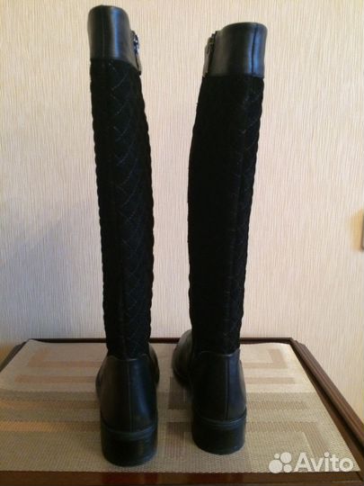 Сапоги осень -зима кожа 38 размер