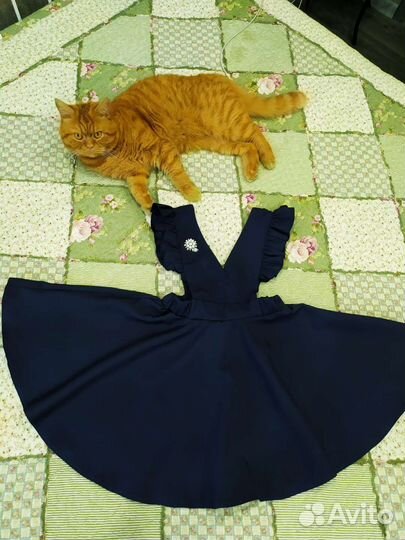 Сарафан новый, школьная форма для первоклашки