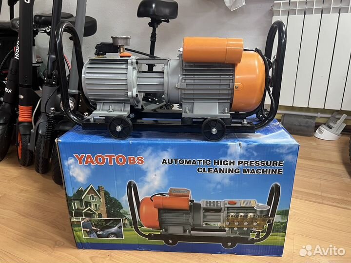 Мойка высокого давления Yaoto до 230Бар+старт/стоп
