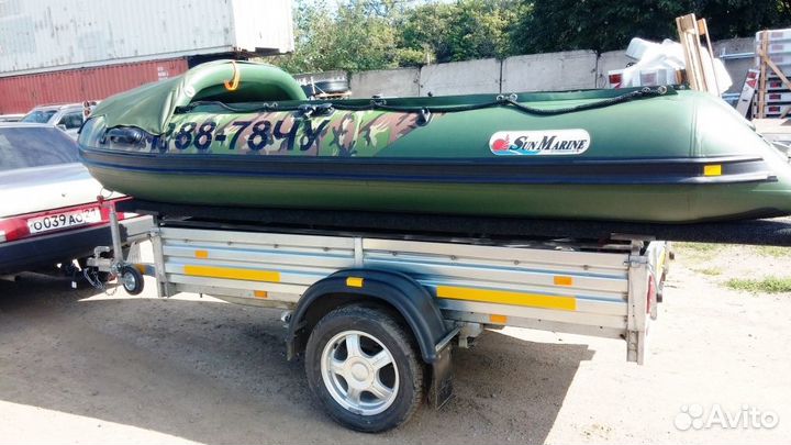 Стапель для лодки пвх на прицеп мзса 817711.012