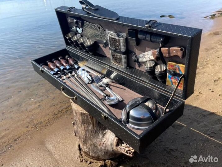 Шашлычный набор в кейсах/ чехлах