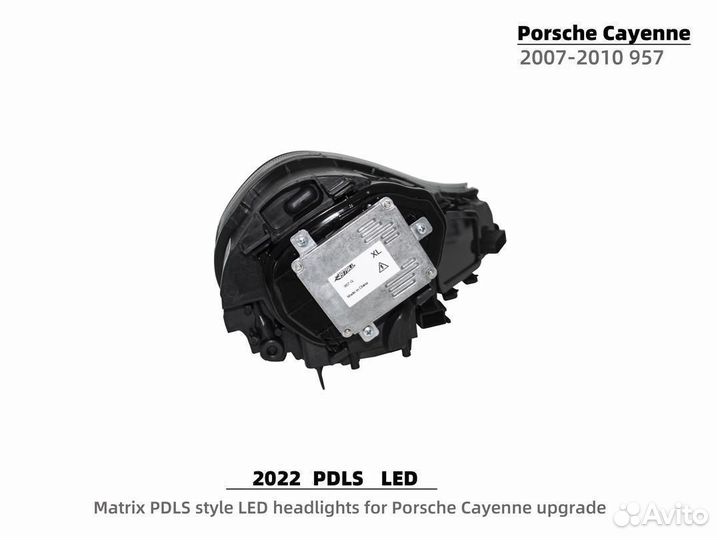 Светодиодные фары Porsche Cayenne 2007-2010г, рест